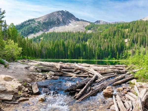 Beautiful Alpine Lake in Colorado
