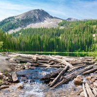 Beautiful Alpine Lake in Colorado