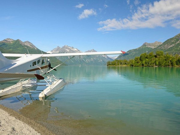 Float Plane on a Wilderness Lake