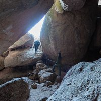 Sunny view of the landscape of Pinnacles National Park