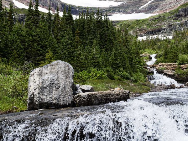 Lunch creek in Glacier National Park, Montana, USA
