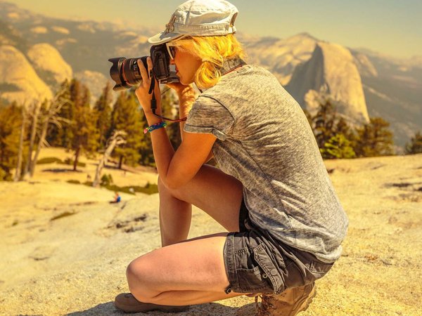 Photographer on Sentinel Dome