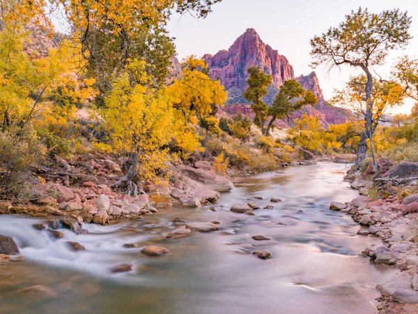 Sunset Along the Watchman