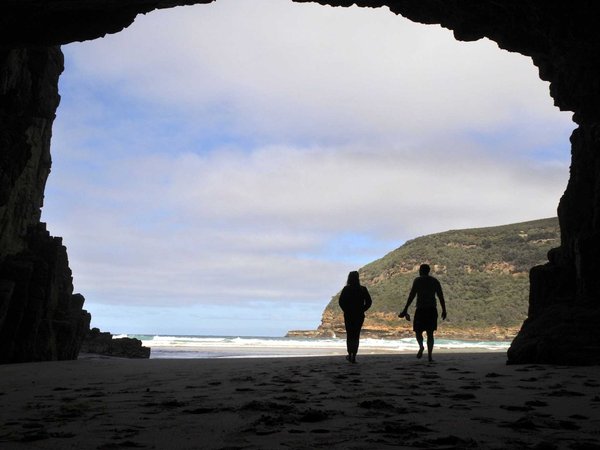 Remarkable Cave Tasman national park Tasmania Australia