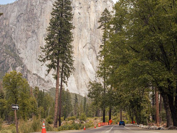 Autumnal natural landscape from Yosemite National Park, California, United States