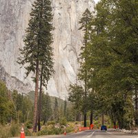 Autumnal natural landscape from Yosemite National Park, California, United States