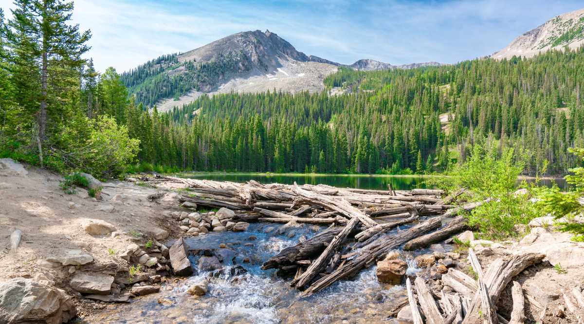 Beautiful Alpine Lake in Colorado