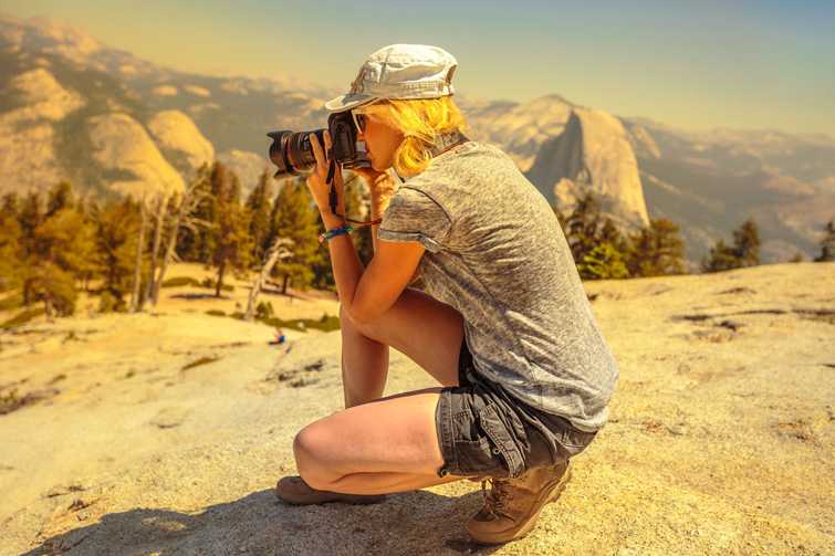 Photographer on Sentinel Dome