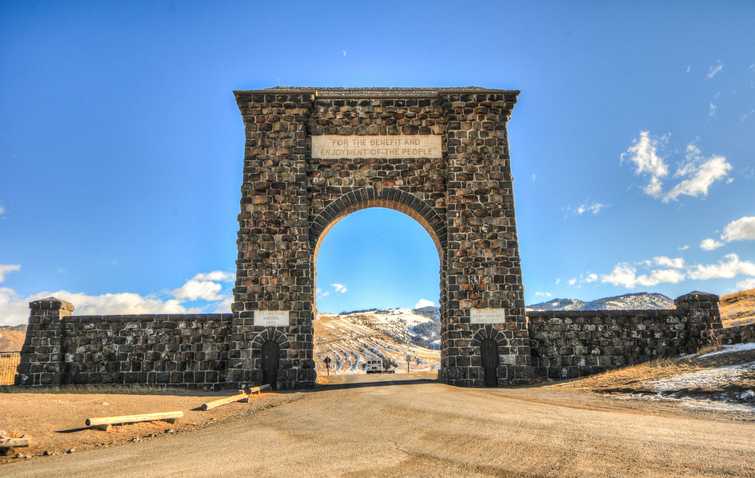Yellowstone National Park Entrance, Arch
