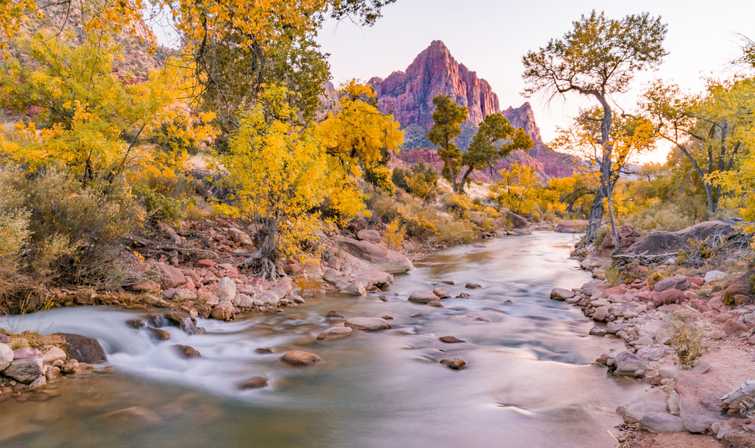 Sunset Along the Watchman