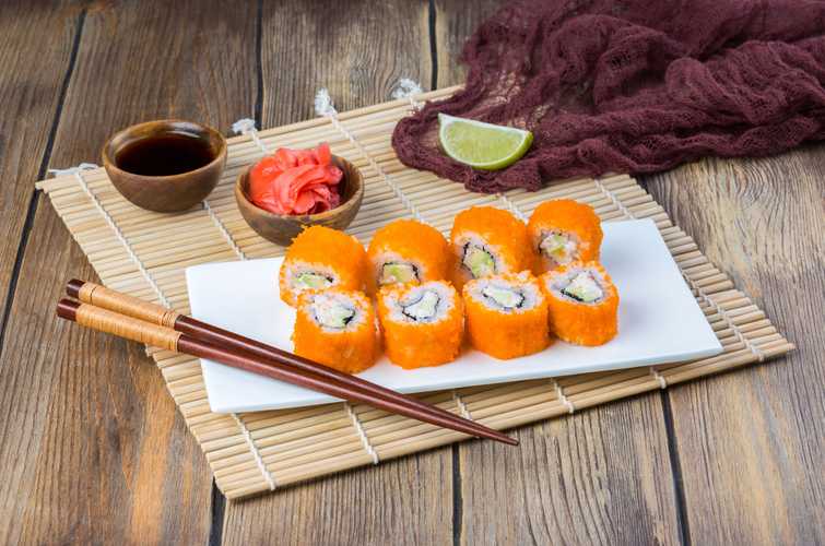 Philadelphia sushi rolls
